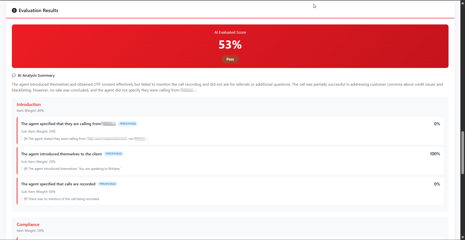 AI Evaluation Results